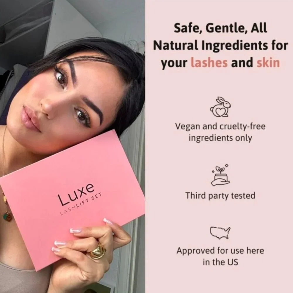 Luxe Lashlift Set ✦ Gentle Lash Lift Kit ✦ Strong Adhesive 8 Weeks Lift NWT
